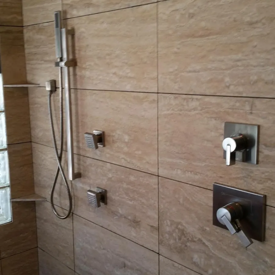 Shower fixture installation for Water Heater Replacement in Blythe